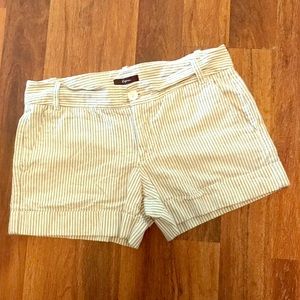 Express striped shorts
